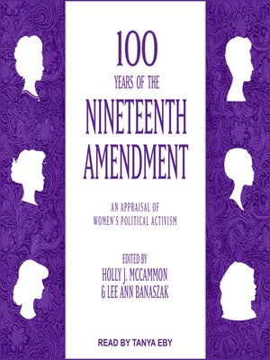 cover image of 100 Years of the Nineteenth Amendment